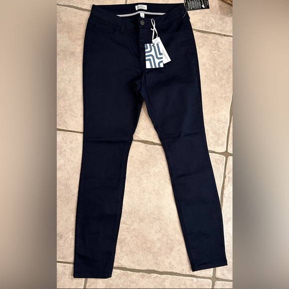 Market & Spruce Women's Skinny Jeans - Navy - Picture 2 of 3